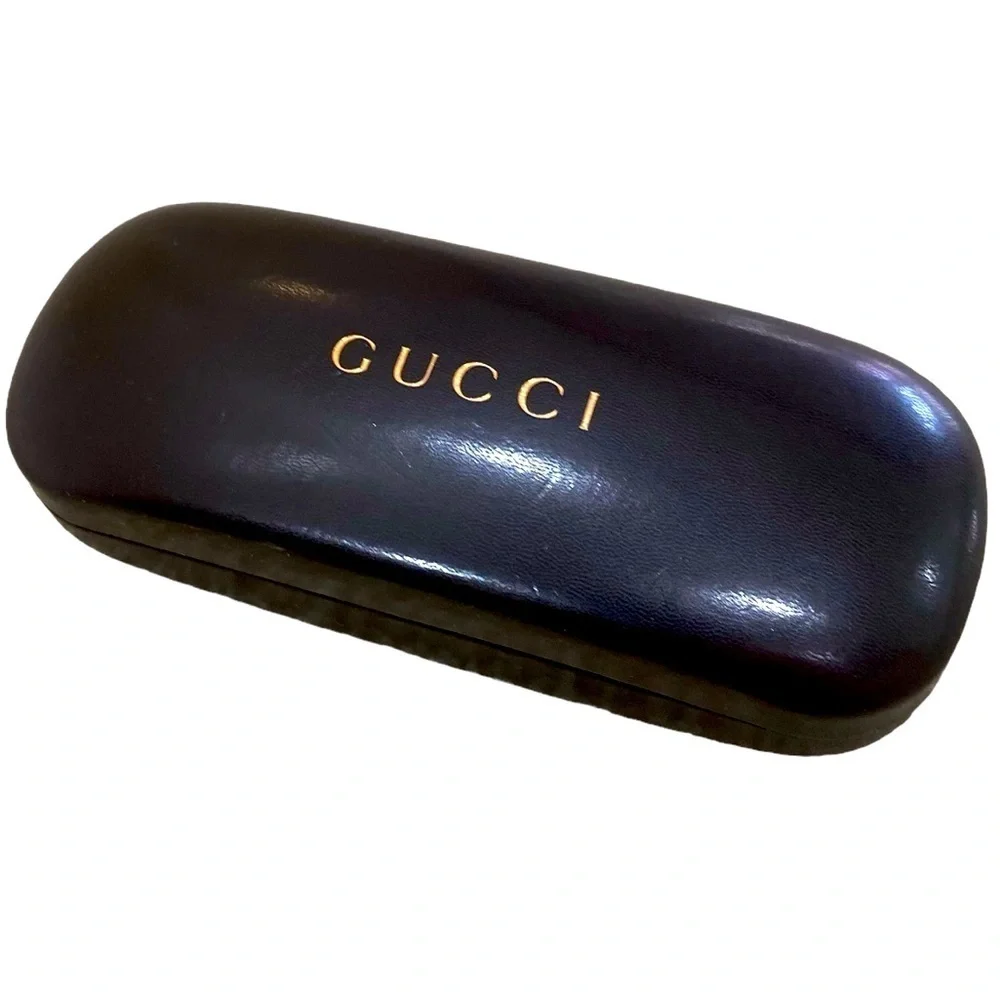 Gucci black eyeglass hard case curved - Picture 1 of 7